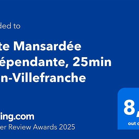Suite Mansardee Independante, 25Min Lyon-Villefranche Chazay-d'Azergues Esterno foto